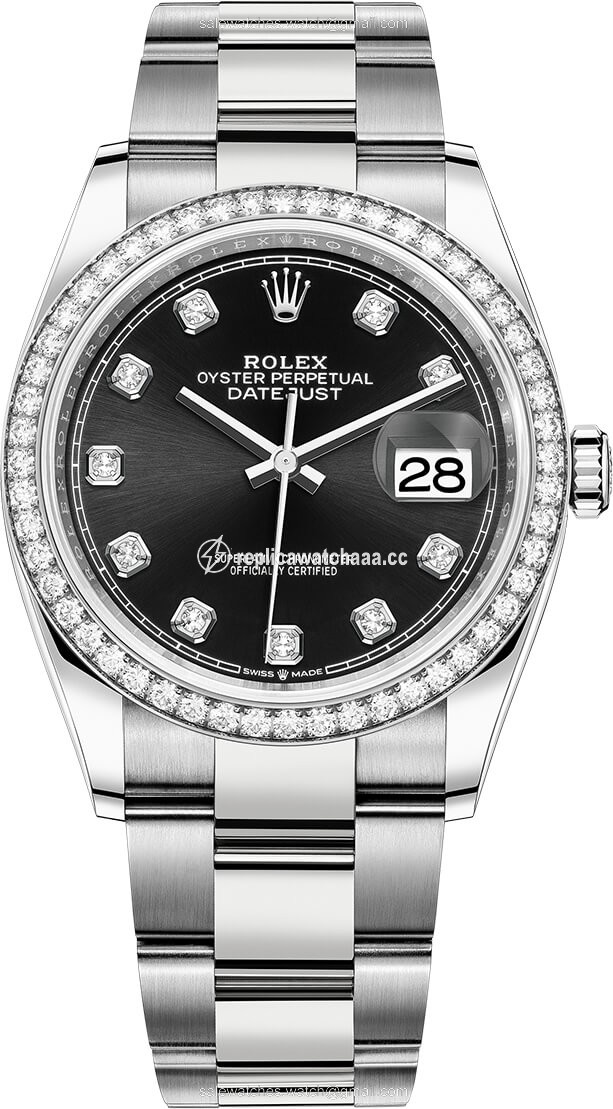 126284rbr Black Diamond Oyster Rolex Datejust 36mm Stainless Steel Midsize Watch 126284rbr Black Diamond Oyster Rolex Datejust 36mm Stainless Steel Midsize Watch