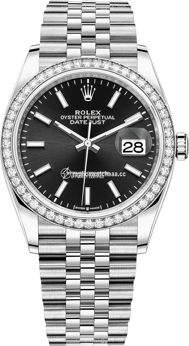 126284rbr Black Index Jubilee Rolex Datejust 36mm Stainless Steel Midsize Watch 126284rbr Black Index Jubilee Rolex Datejust 36mm Stainless Steel Midsize Watch