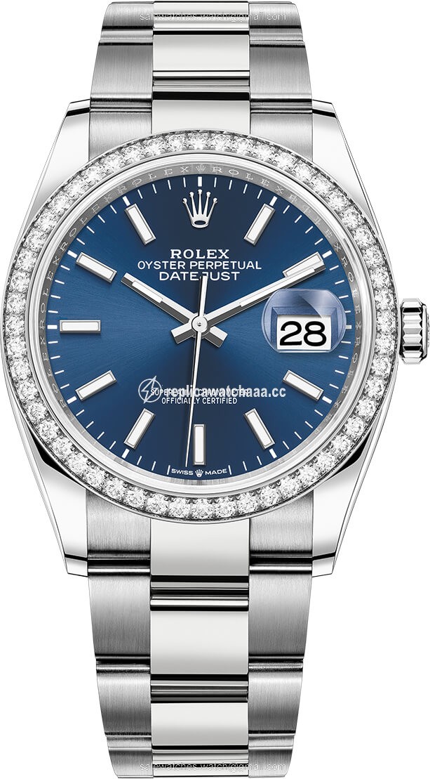126284rbr Blue Index Oyster Rolex Datejust 36mm Stainless Steel Midsize Watch 126284rbr Blue Index Oyster Rolex Datejust 36mm Stainless Steel Midsize Watch