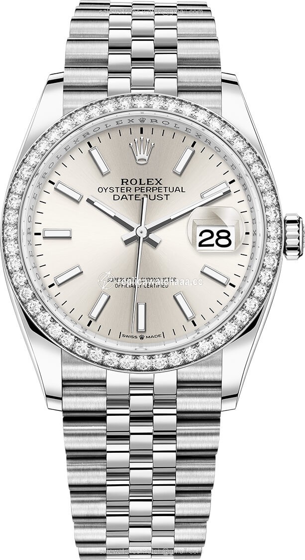 126284rbr Silver Index Jubilee Rolex Datejust 36mm Stainless Steel Midsize Watch 126284rbr Silver Index Jubilee Rolex Datejust 36mm Stainless Steel Midsize Watch