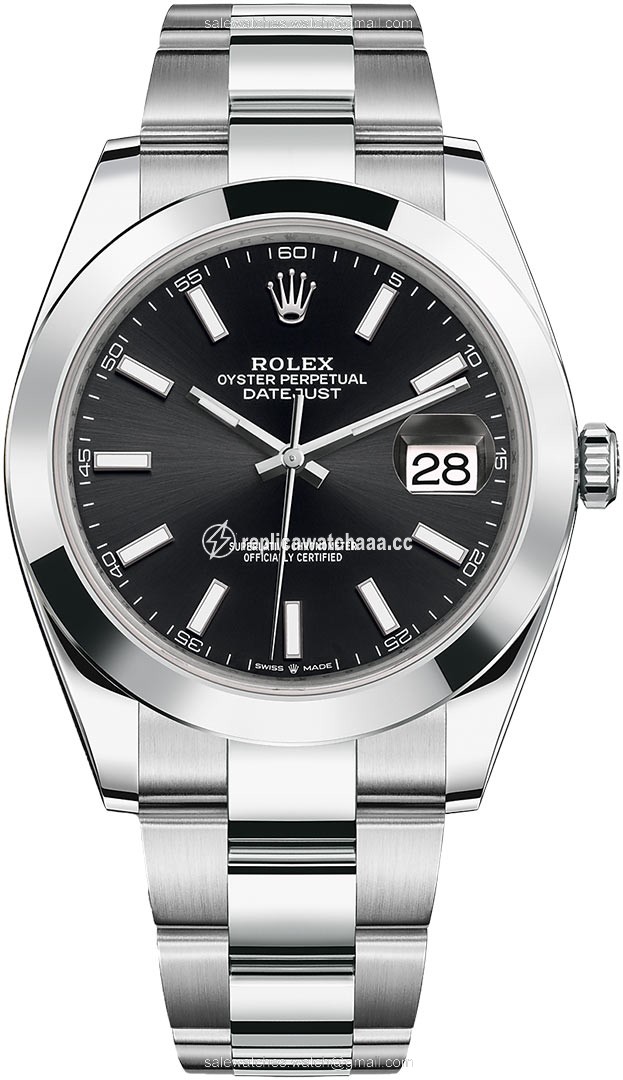 126300 Black Index Oyster Rolex Datejust 41mm Stainless Steel Mens Watch 126300 Black Index Oyster Rolex Datejust 41mm Stainless Steel Mens Watch