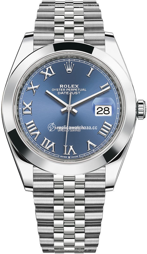 126300 Blue Roman Jubilee Rolex Datejust 41mm Stainless Steel Mens Watch 126300 Blue Roman Jubilee Rolex Datejust 41mm Stainless Steel Mens Watch