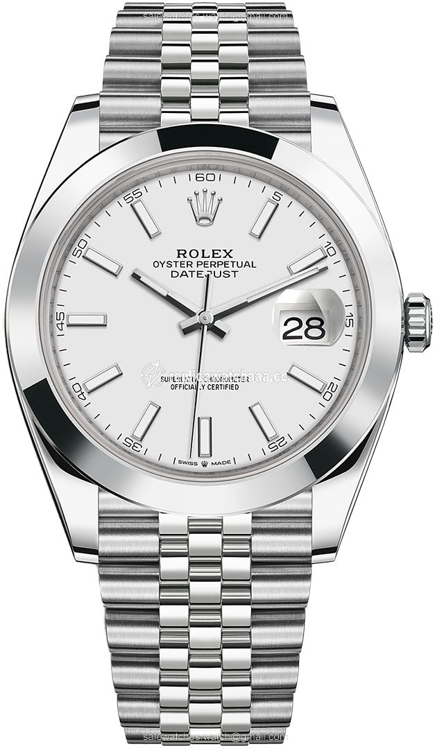 126300 White Index Jubilee Rolex Datejust 41mm Stainless Steel Mens Watch 126300 White Index Jubilee Rolex Datejust 41mm Stainless Steel Mens Watch