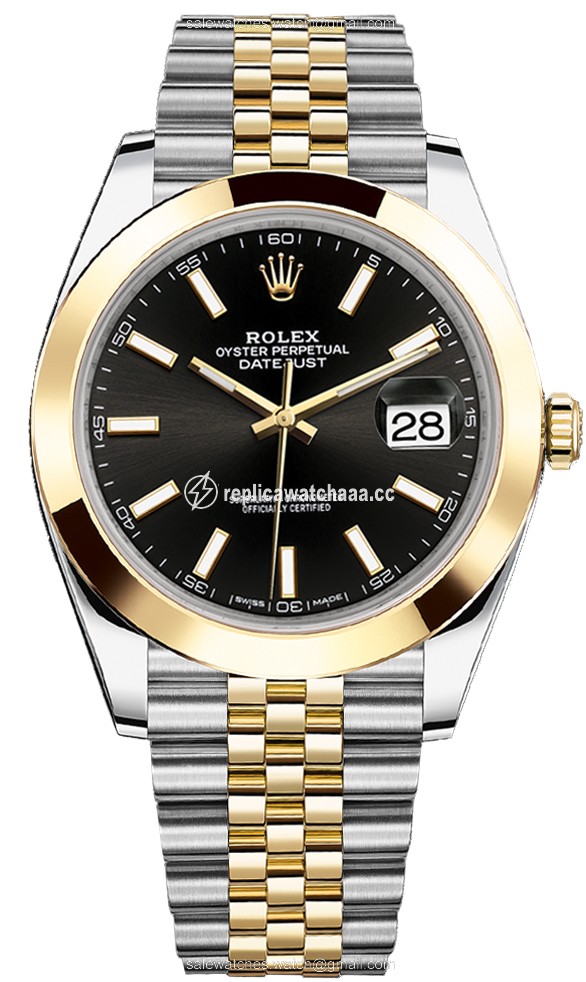 126303 Black Index Jubilee Rolex Datejust 41mm Stainless Steel and Yellow Gold Mens Watch 126303 Black Index Jubilee Rolex Datejust 41mm Stainless Steel and Yellow Gold Mens Watch