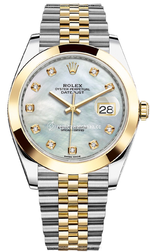 126303 White MOP Diamond Jubilee Rolex Datejust 41mm Steel and Yellow Gold Mens Watch 126303 White MOP Diamond Jubilee Rolex Datejust 41mm Steel and Yellow Gold Mens Watch