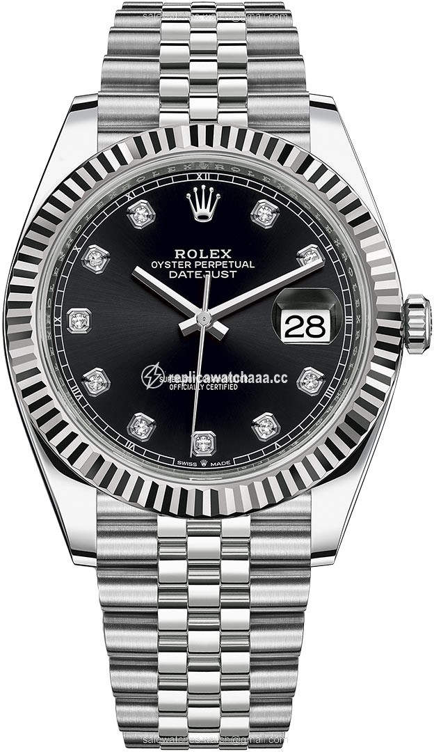 126334 Black Diamond Jubilee Rolex Datejust 41mm Stainless Steel Mens Watch 126334 Black Diamond Jubilee Rolex Datejust 41mm Stainless Steel Mens Watch