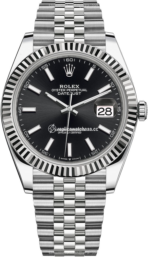 126334 Black Index Jubilee Rolex Datejust 41mm Stainless Steel Mens Watch 126334 Black Index Jubilee Rolex Datejust 41mm Stainless Steel Mens Watch