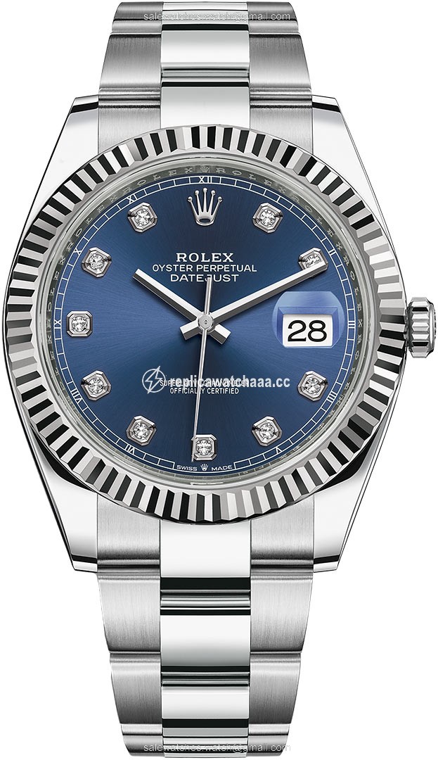 126334 Blue Diamond Oyster Rolex Datejust 41mm Stainless Steel Mens Watch 126334 Blue Diamond Oyster Rolex Datejust 41mm Stainless Steel Mens Watch