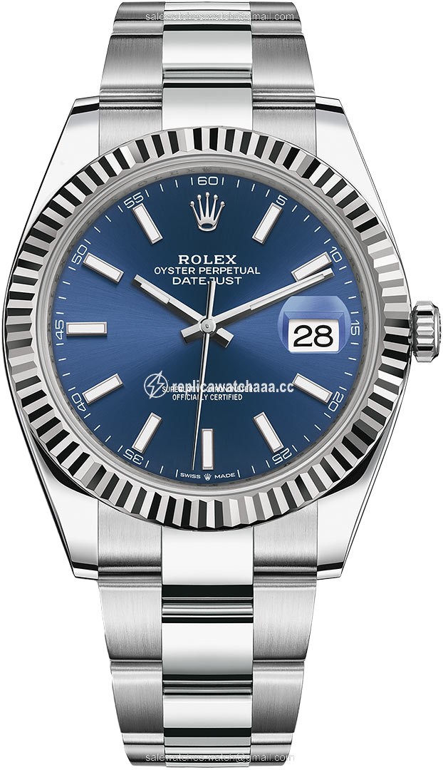 126334 Blue Index Oyster Rolex Datejust 41mm Stainless Steel Mens Watch 126334 Blue Index Oyster Rolex Datejust 41mm Stainless Steel Mens Watch