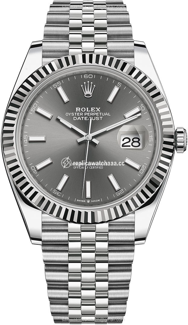 126334 Dark Rhodium Index Jubilee Rolex Datejust 41mm Stainless Steel Mens Watch 126334 Dark Rhodium Index Jubilee Rolex Datejust 41mm Stainless Steel Mens Watch