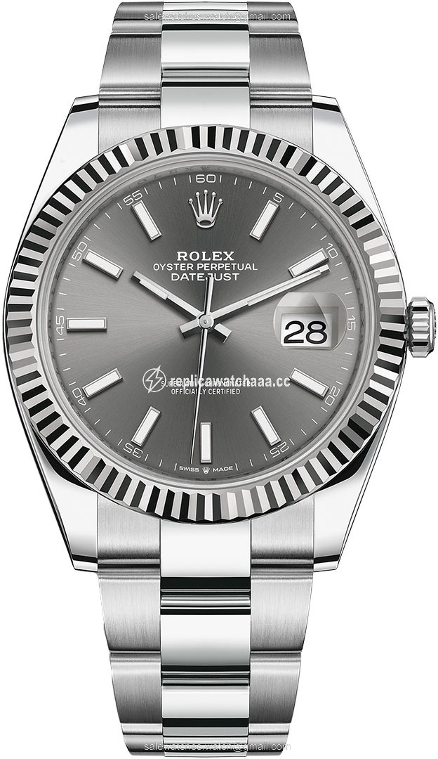 126334 Dark Rhodium Index Oyster Rolex Datejust 41mm Stainless Steel Mens Watch 126334 Dark Rhodium Index Oyster Rolex Datejust 41mm Stainless Steel Mens Watch