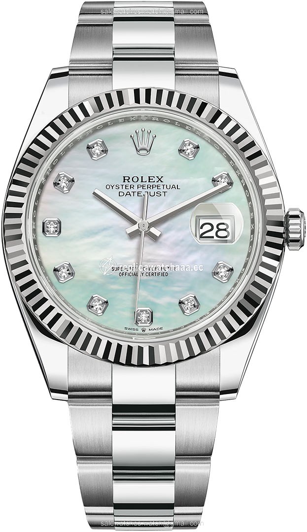 126334 MOP Diamond Oyster Rolex Datejust 41mm Stainless Steel Mens Watch 126334 MOP Diamond Oyster Rolex Datejust 41mm Stainless Steel Mens Watch