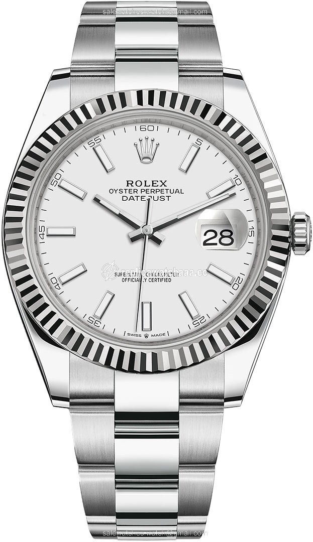 126334 White Index Oyster Rolex Datejust 41mm Stainless Steel Mens Watch 126334 White Index Oyster Rolex Datejust 41mm Stainless Steel Mens Watch
