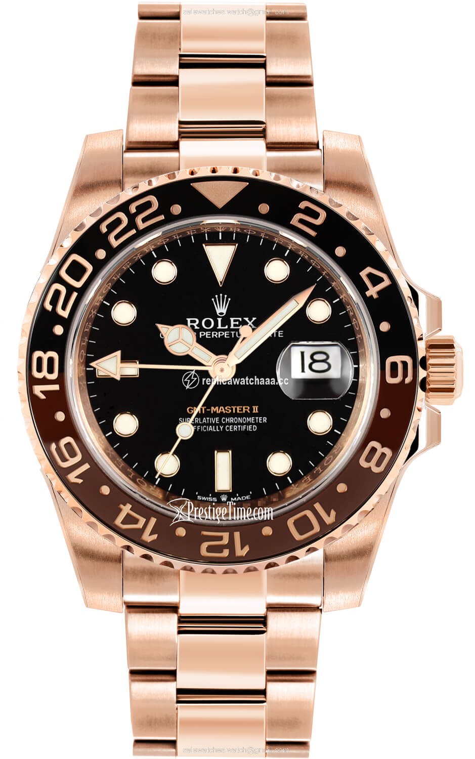 126715chnr Rolex GMT Master II Mens Watch 126715chnr Rolex GMT Master II Mens Watch