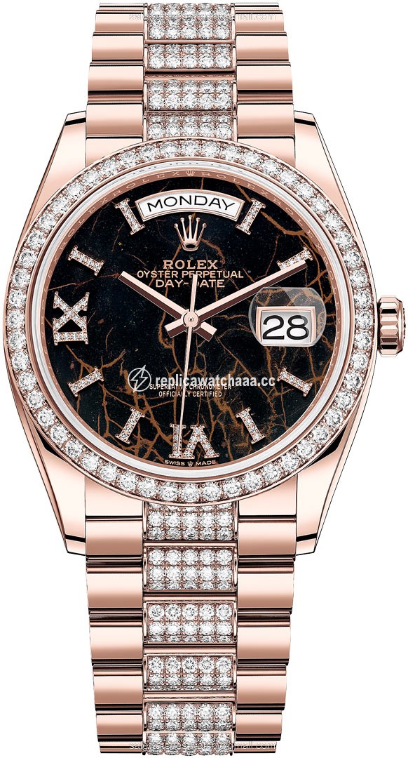 128345rbr Eisenkiesel DB Rolex Day-Date 36mm Everose Gold Midsize Watch 128345rbr Eisenkiesel DB Rolex Day-Date 36mm Everose Gold Midsize Watch