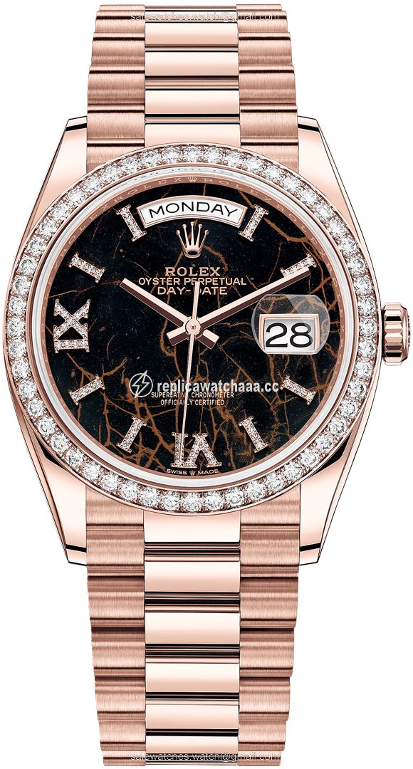128345rbr Eisenkiesel Rolex Day-Date 36mm Everose Gold Midsize Watch 128345rbr Eisenkiesel Rolex Day-Date 36mm Everose Gold Midsize Watch