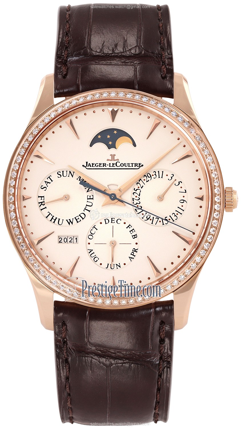 1302501 Jaeger LeCoultre Master Ultra Thin Perpetual Mens Watch 1302501 Jaeger LeCoultre Master Ultra Thin Perpetual Mens Watch