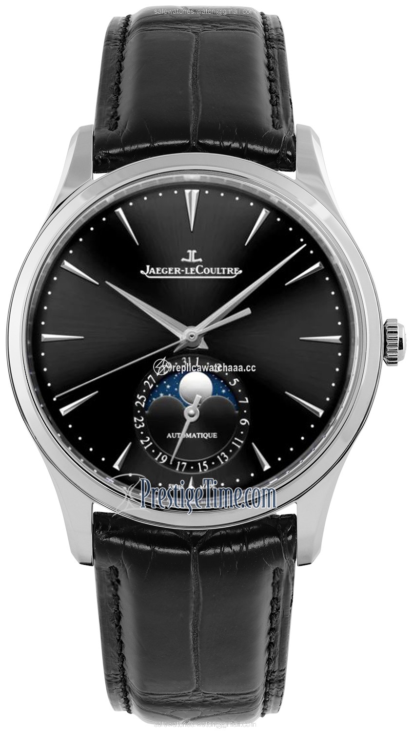1368471 Jaeger LeCoultre Master Ultra Thin Moon 39mm Mens Watch 1368471 Jaeger LeCoultre Master Ultra Thin Moon 39mm Mens Watch