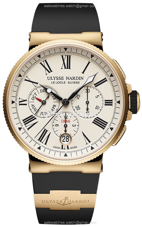 1532-150-3/40 Ulysse Nardin Marine Chronograph Annual Calendar 43mm Mens Watch 1532-150-3/40 Ulysse Nardin Marine Chronograph Annual Calendar 43mm Mens Watch