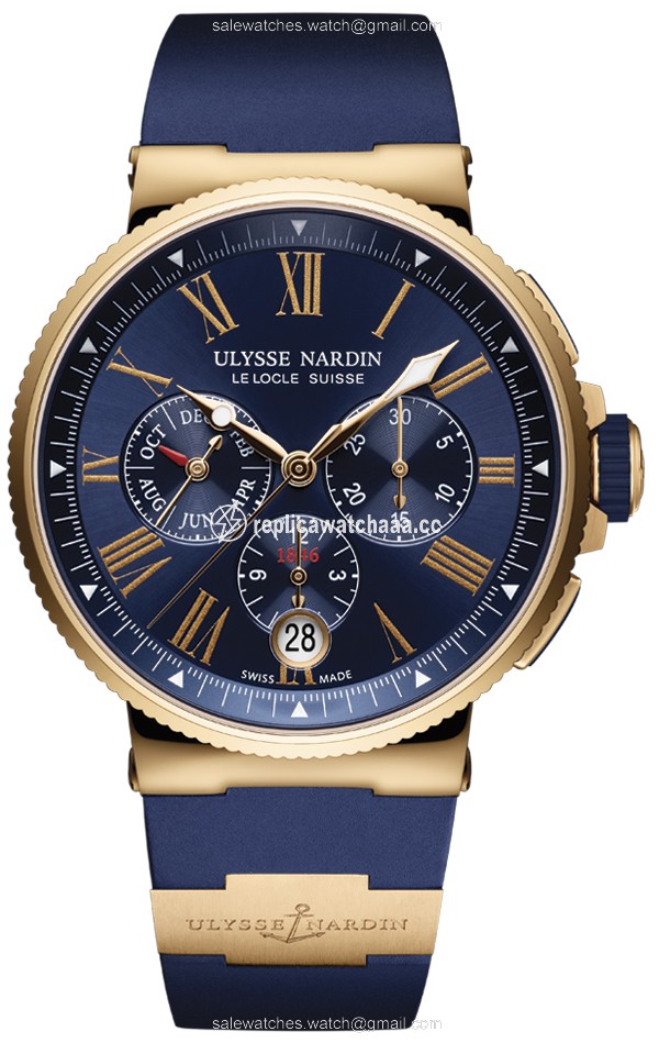 1532-150-3/43 Ulysse Nardin Marine Chronograph Annual Calendar 43mm Mens Watch 1532-150-3/43 Ulysse Nardin Marine Chronograph Annual Calendar 43mm Mens Watch