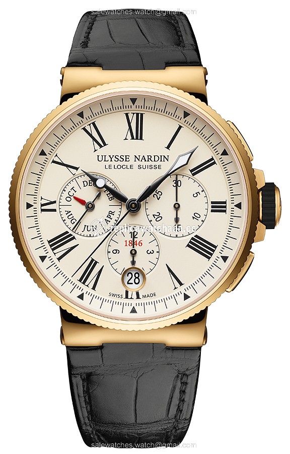 1532-150/40 Ulysse Nardin Marine Chronograph Annual Calendar 43mm Mens Watch 1532-150/40 Ulysse Nardin Marine Chronograph Annual Calendar 43mm Mens Watch