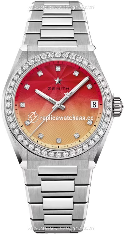 16.9200.670/33.MI001 Sunset Zenith Defy Midnight Automatic 36mm Ladies Watch 16.9200.670/33.MI001 Sunset Zenith Defy Midnight Automatic 36mm Ladies Watch