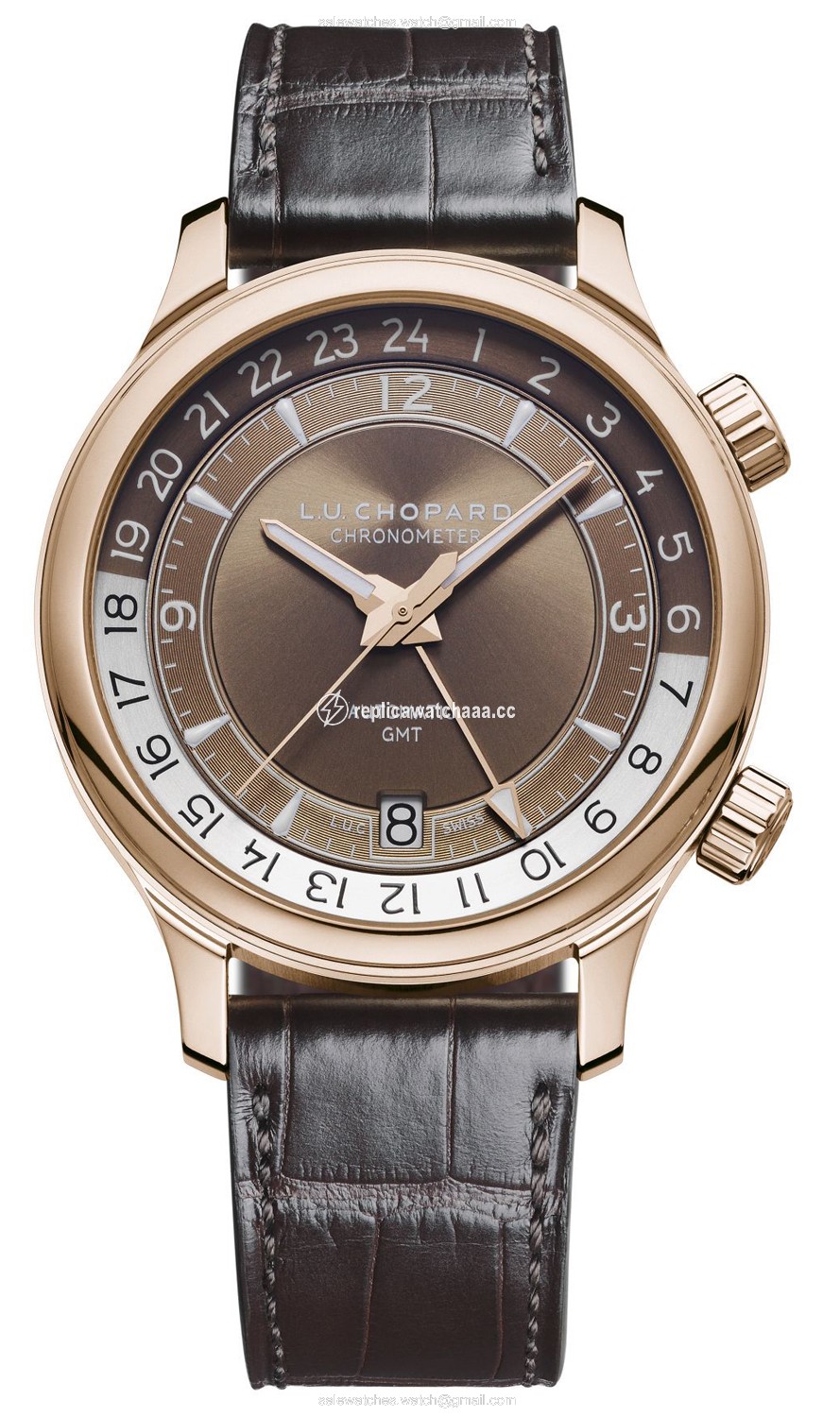 161943-5001 Chopard L.U.C. GMT One Mens Watch 161943-5001 Chopard L.U.C. GMT One Mens Watch