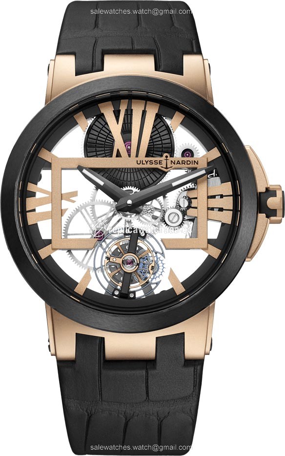 1712-139 Ulysse Nardin Executive Skeleton Tourbillon 45mm Mens Watch 1712-139 Ulysse Nardin Executive Skeleton Tourbillon 45mm Mens Watch