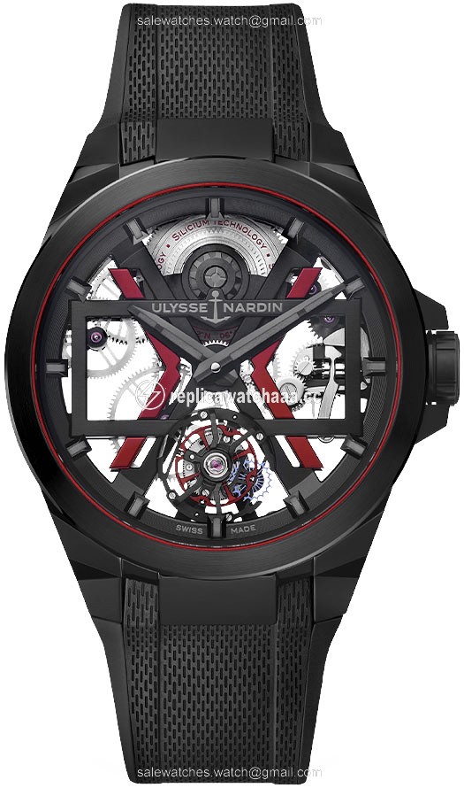 1723-400-3A/BLACK Ulysse Nardin Blast Automatic Tourbillon 45mm Mens Watch 1723-400-3A/BLACK Ulysse Nardin Blast Automatic Tourbillon 45mm Mens Watch