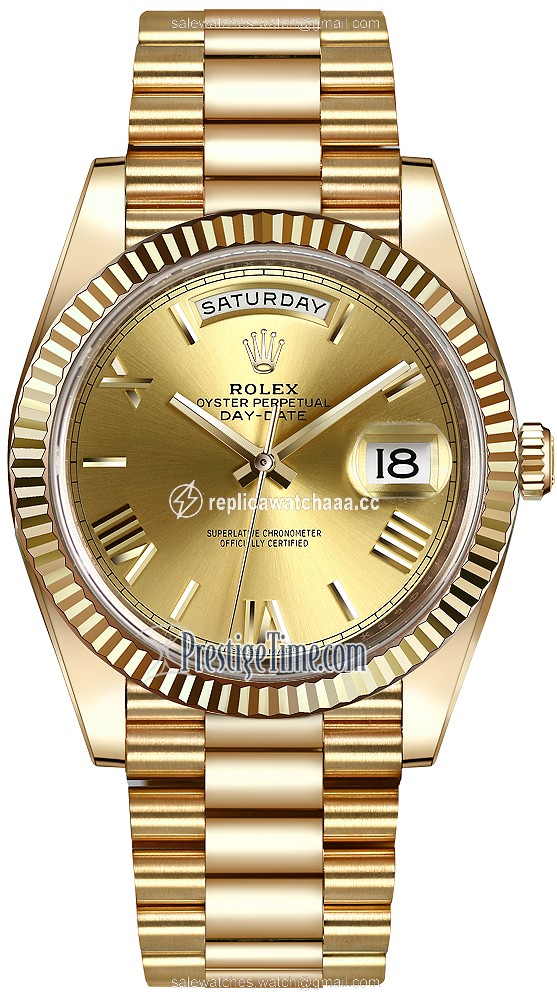 228238 Champagne Roman Rolex Day-Date 40mm Yellow Gold Mens Watch 228238 Champagne Roman Rolex Day-Date 40mm Yellow Gold Mens Watch