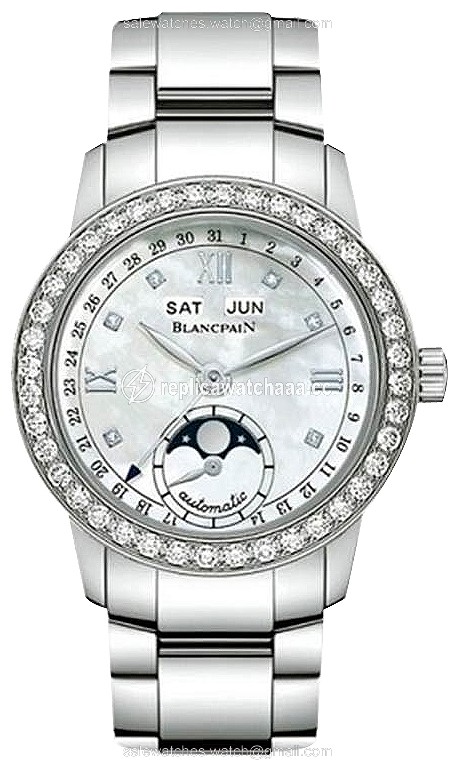 2360-1991a-75a Blancpain Leman Ladies Moonphase & Complete Calendar 34mm Ladies Watch 2360-1991a-75a Blancpain Leman Ladies Moonphase & Complete Calendar 34mm Ladies Watch