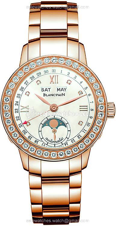 2360-2991a-76a Blancpain Leman Ladies Moonphase & Complete Calendar 34mm Ladies Watch 2360-2991a-76a Blancpain Leman Ladies Moonphase & Complete Calendar 34mm Ladies Watch