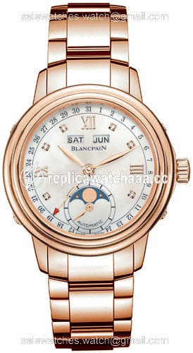 2360-3691a-76a Blancpain Leman Ladies Moonphase & Complete Calendar 34mm Ladies Watch 2360-3691a-76a Blancpain Leman Ladies Moonphase & Complete Calendar 34mm Ladies Watch