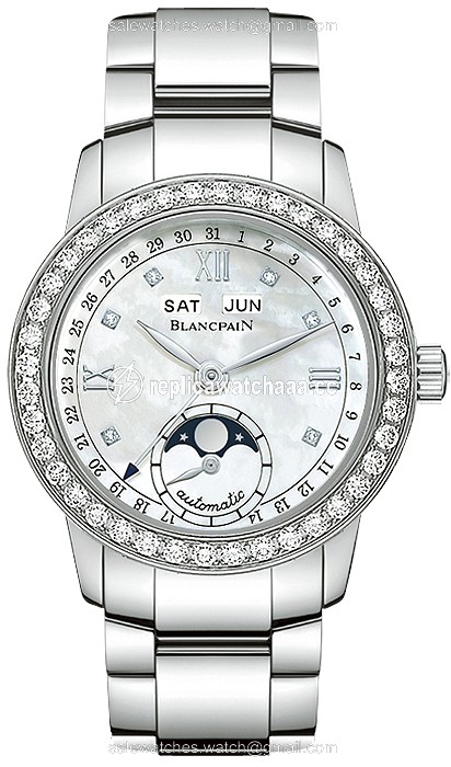2360-4691a-71a Blancpain Leman Ladies Moonphase & Complete Calendar 34mm Ladies Watch 2360-4691a-71a Blancpain Leman Ladies Moonphase & Complete Calendar 34mm Ladies Watch