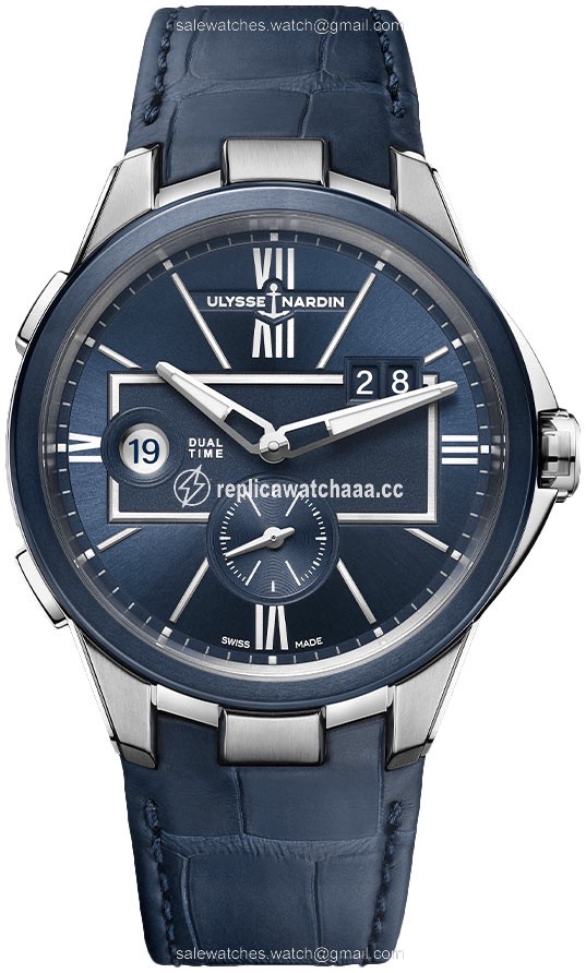 243-20/43 Ulysse Nardin Executive Dual Time 42mm Mens Watch 243-20/43 Ulysse Nardin Executive Dual Time 42mm Mens Watch