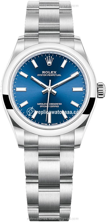 277200 Blue Rolex Oyster Perpetual 31mm Ladies Watch 277200 Blue Rolex Oyster Perpetual 31mm Ladies Watch