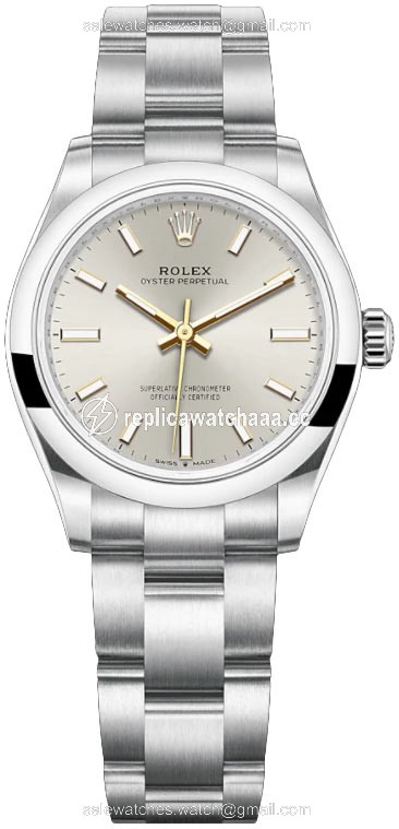 277200 Silver Rolex Oyster Perpetual 31mm Ladies Watch 277200 Silver Rolex Oyster Perpetual 31mm Ladies Watch