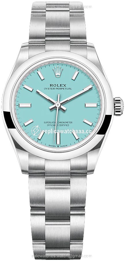 277200 Turquoise Blue Rolex Oyster Perpetual 31mm Ladies Watch 277200 Turquoise Blue Rolex Oyster Perpetual 31mm Ladies Watch