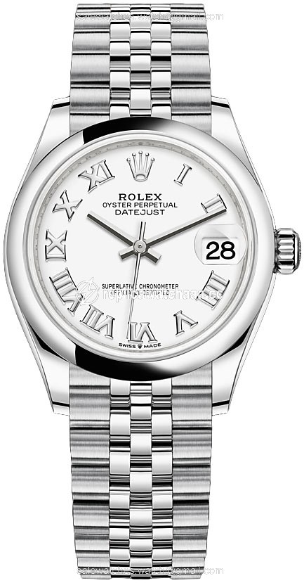 278240 White Roman Jubilee Rolex Datejust 31mm Stainless Steel Ladies Watch 278240 White Roman Jubilee Rolex Datejust 31mm Stainless Steel Ladies Watch