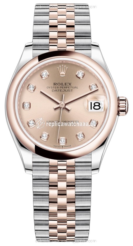 278241 Rose Diamond Jubilee Rolex Datejust 31mm Stainless Steel and Rose Gold Ladies Watch 278241 Rose Diamond Jubilee Rolex Datejust 31mm Stainless Steel and Rose Gold Ladies Watch