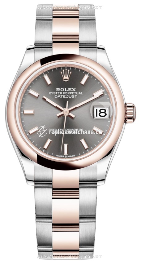 278241 Rhodium Index Oyster Rolex Datejust 31mm Stainless Steel and Rose Gold Ladies Watch 278241 Rhodium Index Oyster Rolex Datejust 31mm Stainless Steel and Rose Gold Ladies Watch