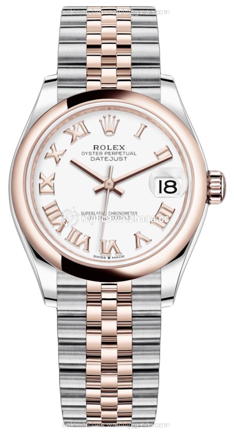 278241 White Roman Jubilee Rolex Datejust 31mm Stainless Steel and Rose Gold Ladies Watch 278241 White Roman Jubilee Rolex Datejust 31mm Stainless Steel and Rose Gold Ladies Watch