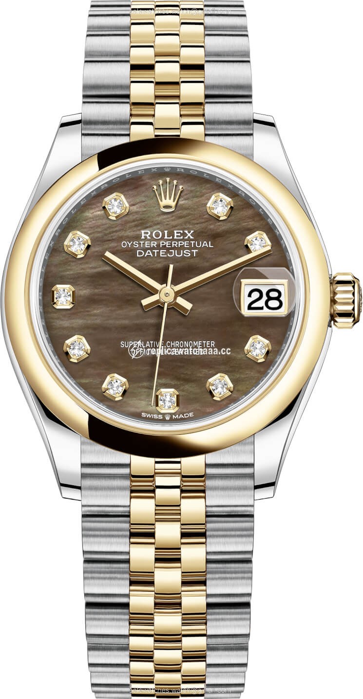 278243 Black MOP Diamond Jubilee Rolex Datejust 31mm Stainless Steel and Yellow Gold Ladies Watch 278243 Black MOP Diamond Jubilee Rolex Datejust 31mm Stainless Steel and Yellow Gold Ladies Watch
