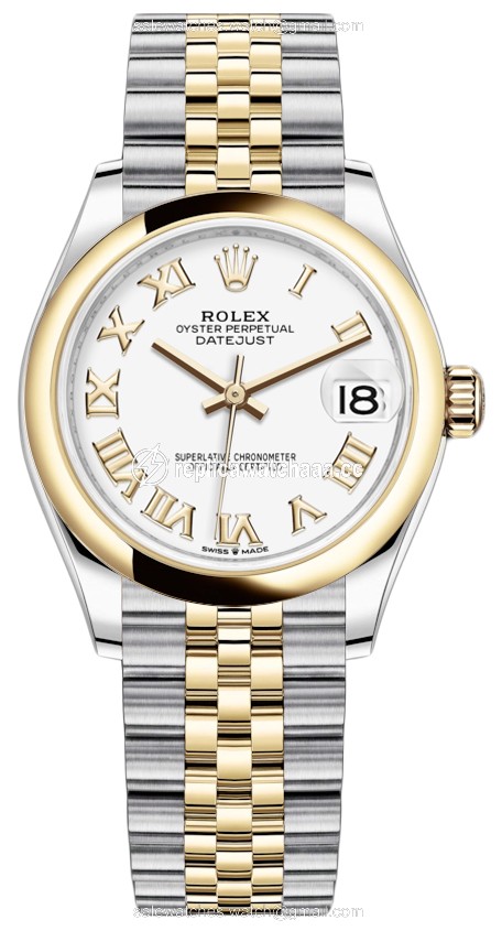 278243 White Roman Jubilee Rolex Datejust 31mm Stainless Steel and Yellow Gold Ladies Watch 278243 White Roman Jubilee Rolex Datejust 31mm Stainless Steel and Yellow Gold Ladies Watch