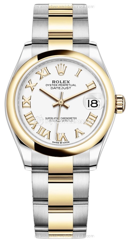 278243 White Roman Oyster Rolex Datejust 31mm Stainless Steel and Yellow Gold Ladies Watch 278243 White Roman Oyster Rolex Datejust 31mm Stainless Steel and Yellow Gold Ladies Watch
