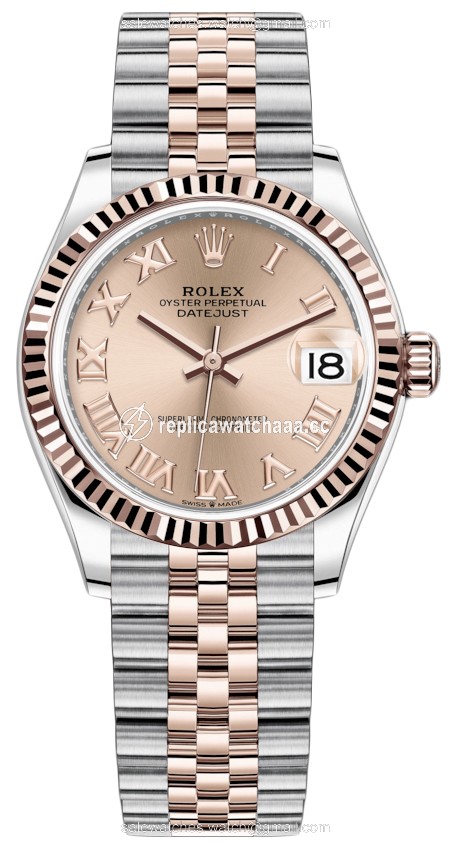 278271 Rose Roman Jubilee Rolex Datejust 31mm Stainless Steel and Rose Gold Ladies Watch 278271 Rose Roman Jubilee Rolex Datejust 31mm Stainless Steel and Rose Gold Ladies Watch