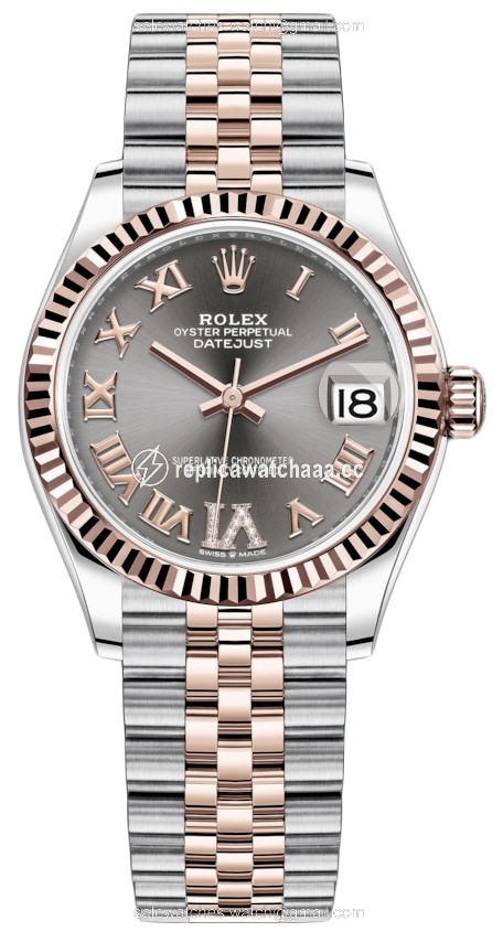278271 Rhodium Roman VI Jubilee Rolex Datejust 31mm Stainless Steel and Rose Gold Ladies Watch 278271 Rhodium Roman VI Jubilee Rolex Datejust 31mm Stainless Steel and Rose Gold Ladies Watch