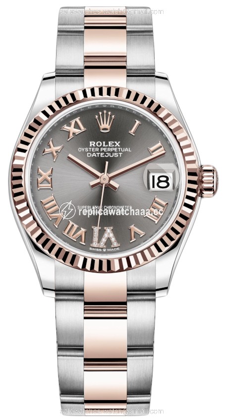278271 Rhodium Roman VI Oyster Rolex Datejust 31mm Stainless Steel and Rose Gold Ladies Watch 278271 Rhodium Roman VI Oyster Rolex Datejust 31mm Stainless Steel and Rose Gold Ladies Watch