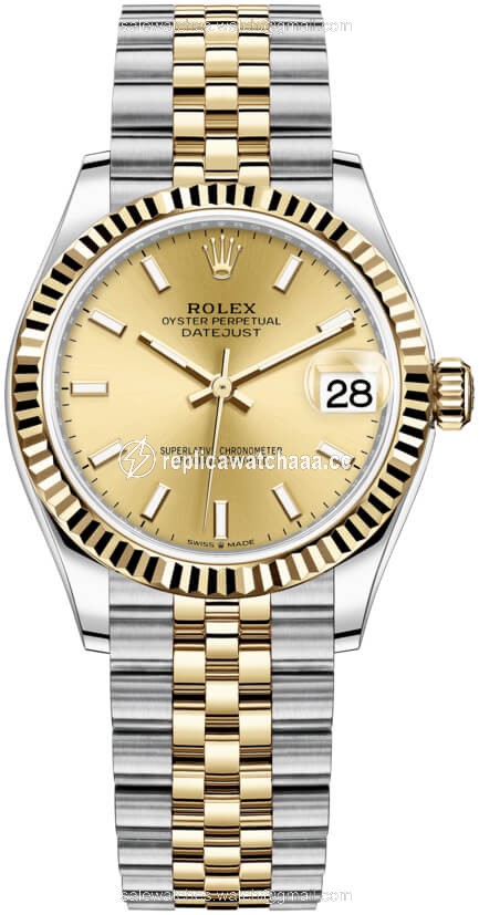 278273 Champagne Index Jubilee Rolex Datejust 31mm Stainless Steel and Yellow Gold Ladies Watch 278273 Champagne Index Jubilee Rolex Datejust 31mm Stainless Steel and Yellow Gold Ladies Watch