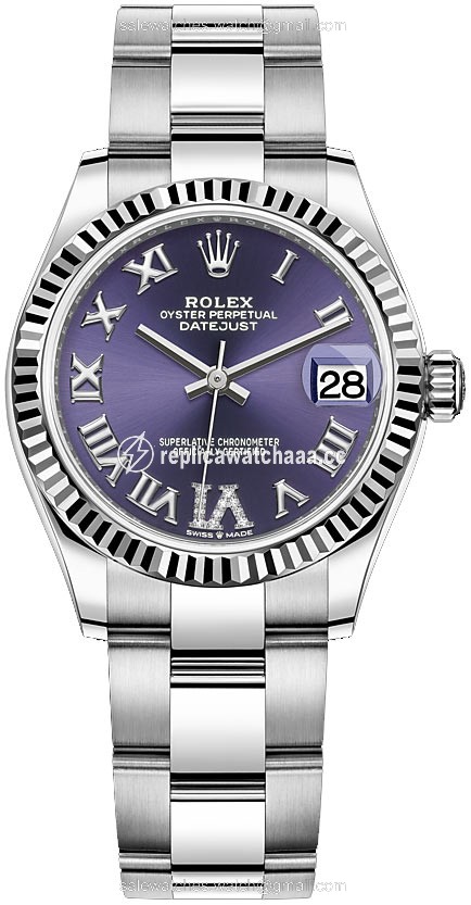278274 Aubergine VI Oyster Rolex Datejust 31mm Stainless Steel Ladies Watch 278274 Aubergine VI Oyster Rolex Datejust 31mm Stainless Steel Ladies Watch